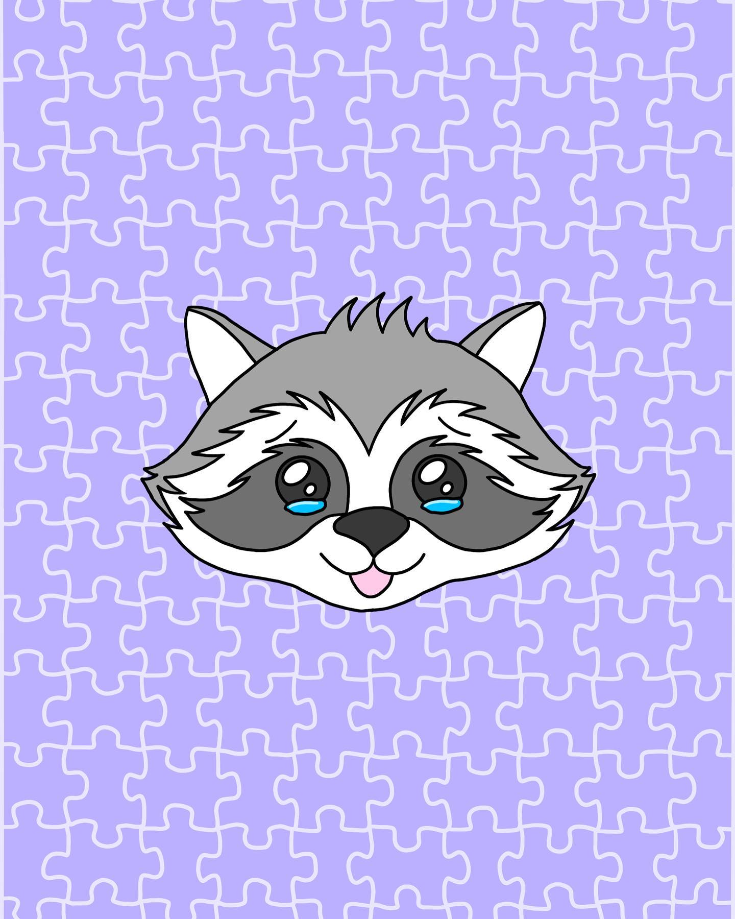 Combining two niche interests - raccoons and puzzles