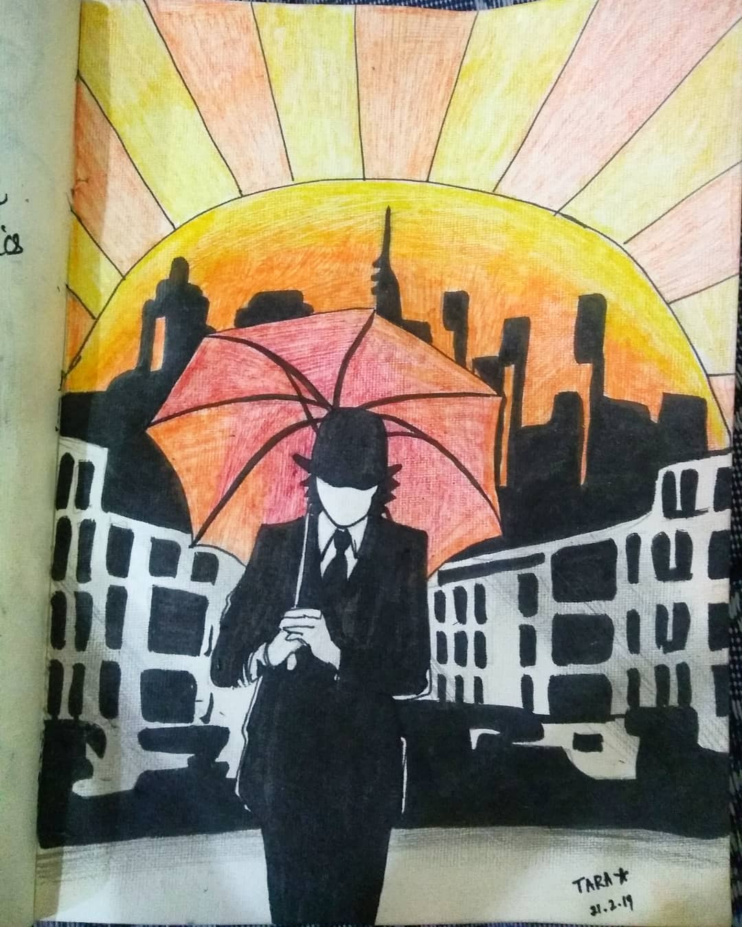 Replicated the album art on Mayday Parade's album - A Lesson in Romantics
