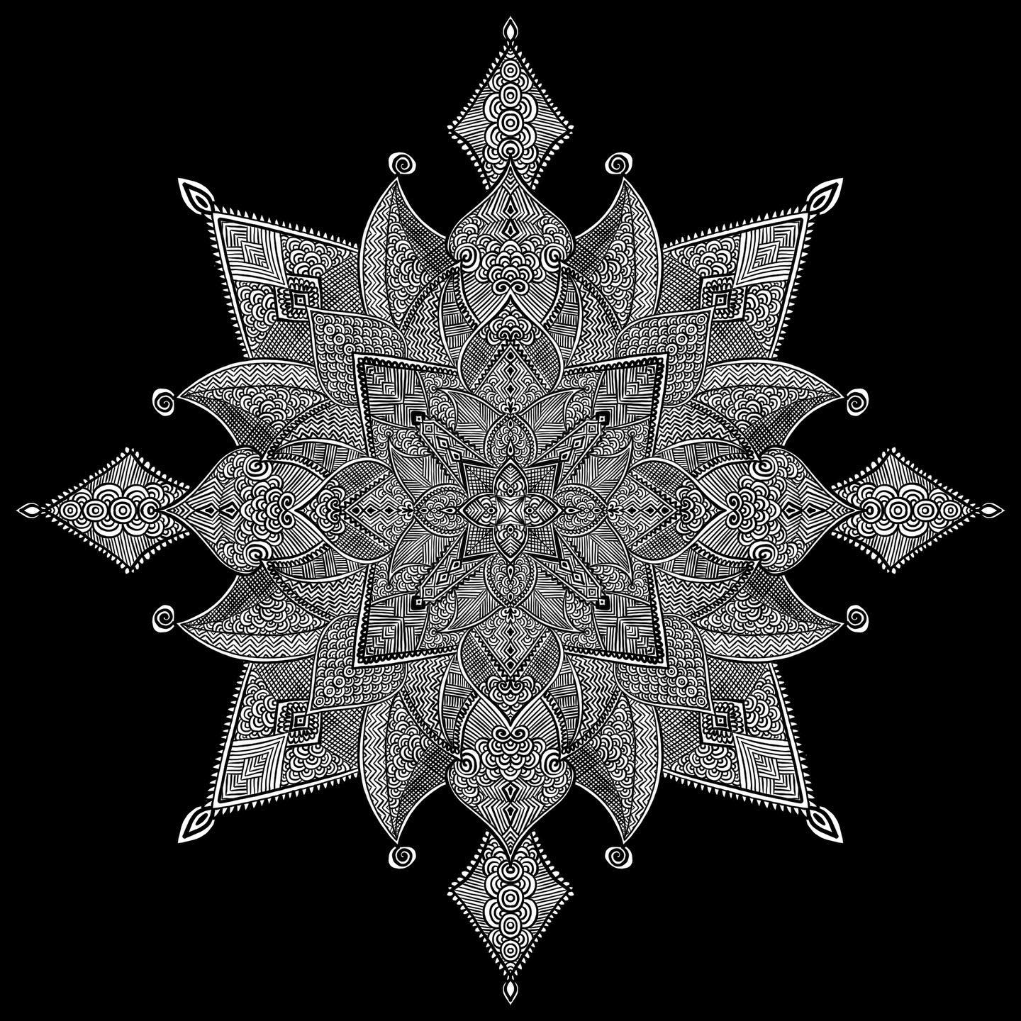 During the pandemic, I drew a lot of Mandalas
