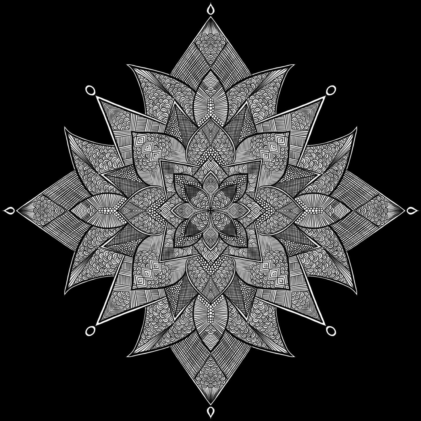 During the pandemic, I drew a lot of Mandalas