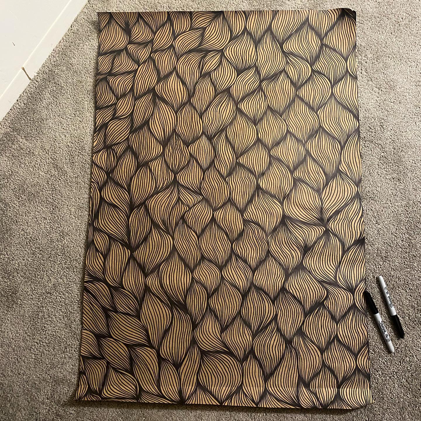Waves on a poster